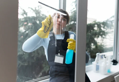 Nettoyage de vitres intérieures et extérieures à Mens